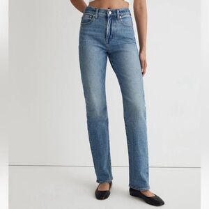NWT Madewell The 90s Straight Jean in Enmore Wash | Size 24